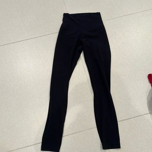 Lack lululemon align leggings size 0 good condition